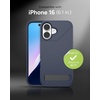 image:imageZAGG Denali Snap Case with Kickstand for iPhone 17e 16e 1514 1316ft Drop Protection Magnetic GrapheneInfused Wireless Charging Compatible Rugged DualLayer Design BlackNavy Blue
