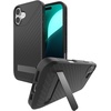 image:imageZAGG Denali Snap Case with Kickstand for iPhone 17e 16e 1514 1316ft Drop Protection Magnetic GrapheneInfused Wireless Charging Compatible Rugged DualLayer Design BlackBlack