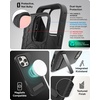 image:imageZAGG Denali Snap Case with Kickstand for iPhone 17e 16e 1514 1316ft Drop Protection Magnetic GrapheneInfused Wireless Charging Compatible Rugged DualLayer Design BlackBlack