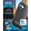 image:imageZAGG Denali Snap Case with Kickstand for iPhone 17e 16e 1514 1316ft Drop Protection Magnetic GrapheneInfused Wireless Charging Compatible Rugged DualLayer Design BlackBlack