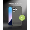 image:imageZAGG Denali Snap Case with Kickstand for iPhone 17e 16e 1514 1316ft Drop Protection Magnetic GrapheneInfused Wireless Charging Compatible Rugged DualLayer Design BlackThyme Green