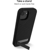 image:imageZAGG Denali Snap Case with Kickstand for iPhone 17e 16e 1514 1316ft Drop Protection Magnetic GrapheneInfused Wireless Charging Compatible Rugged DualLayer Design BlackBlack