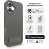 image:imageZAGG Denali Snap Case with Kickstand for iPhone 17e 16e 1514 1316ft Drop Protection Magnetic GrapheneInfused Wireless Charging Compatible Rugged DualLayer Design BlackThyme Green