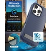 image:imageZAGG Denali Snap Case with Kickstand for iPhone 17e 16e 1514 1316ft Drop Protection Magnetic GrapheneInfused Wireless Charging Compatible Rugged DualLayer Design BlackNavy Blue