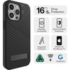 image:imageZAGG Denali Snap iPhone 151413 Case  Drop Protection 16ft5m Dual Layer Textured Cell Phone Case NoSlip Design MagSafe Phone Case Rust BrownBlack