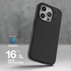 image:imageZAGG Denali Snap iPhone 151413 Case  Drop Protection 16ft5m Dual Layer Textured Cell Phone Case NoSlip Design MagSafe Phone Case Rust BrownBlack