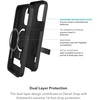 image:imageZAGG Denali Snap iPhone 151413 Case  Drop Protection 16ft5m Dual Layer Textured Cell Phone Case NoSlip Design MagSafe Phone Case Rust BrownBlack