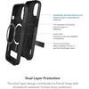 image:imageZAGG Denali Snap iPhone 151413 Case  Drop Protection 16ft5m Dual Layer Textured Cell Phone Case NoSlip Design MagSafe Phone Case Rust BrownBlack