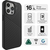 image:imageZAGG Denali Snap iPhone 151413 Case  Drop Protection 16ft5m Dual Layer Textured Cell Phone Case NoSlip Design MagSafe Phone Case Rust BrownBlack