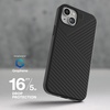 image:imageZAGG Denali Snap iPhone 151413 Case  Drop Protection 16ft5m Dual Layer Textured Cell Phone Case NoSlip Design MagSafe Phone Case Rust BrownNavy Blue