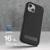 image:imageZAGG Denali Snap iPhone 151413 Case  Drop Protection 16ft5m Dual Layer Textured Cell Phone Case NoSlip Design MagSafe Phone Case Rust BrownNavy Blue