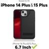 image:imageZAGG Everest Snap iPhone 151413 Case with Kickstand  Drop Protection 20ft6m TripleLayer Textured Cell Phone Case NoSlip Design MagSafe Phone Case BlackSand Gray