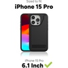image:imageZAGG Everest Snap iPhone 151413 Case with Kickstand  Drop Protection 20ft6m TripleLayer Textured Cell Phone Case NoSlip Design MagSafe Phone Case BlackSand Gray