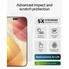 image:imageZAGG Glass Elite Privacy iPhone 15 Plus Screen Protector  5X Stronger with Reinforced Edges 2Way Privacy Filter Scratch amp SmudgeResistant Surface InvisibleShield Easy to InstalliPhone 17 Pro Max