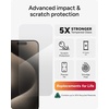 image:imageZAGG Glass Elite Privacy iPhone 15 Plus Screen Protector  5X Stronger with Reinforced Edges 2Way Privacy Filter Scratch amp SmudgeResistant Surface InvisibleShield Easy to InstalliPhone 15 Pro