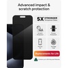 image:imageZAGG Glass Elite Privacy iPhone 15 Plus Screen Protector  5X Stronger with Reinforced Edges 2Way Privacy Filter Scratch amp SmudgeResistant Surface InvisibleShield Easy to InstalliPhone 15 Pro Max
