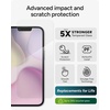 image:imageZAGG Glass Elite Privacy iPhone 15 Plus Screen Protector  5X Stronger with Reinforced Edges 2Way Privacy Filter Scratch amp SmudgeResistant Surface InvisibleShield Easy to InstalliPhone 17e 16e 14 13 13 Pro