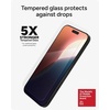image:imageZAGG Glass Elite Privacy iPhone 15 Plus Screen Protector  5X Stronger with Reinforced Edges 2Way Privacy Filter Scratch amp SmudgeResistant Surface InvisibleShield Easy to InstalliPhone 1615