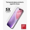 image:imageZAGG Glass Elite Privacy iPhone 15 Plus Screen Protector  5X Stronger with Reinforced Edges 2Way Privacy Filter Scratch amp SmudgeResistant Surface InvisibleShield Easy to InstalliPhone 17 Pro