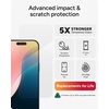 image:imageZAGG Glass Elite Privacy iPhone 15 Plus Screen Protector  5X Stronger with Reinforced Edges 2Way Privacy Filter Scratch amp SmudgeResistant Surface InvisibleShield Easy to InstalliPhone 16 Pro