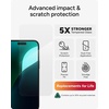 image:imageZAGG Glass Elite Privacy iPhone 15 Plus Screen Protector  5X Stronger with Reinforced Edges 2Way Privacy Filter Scratch amp SmudgeResistant Surface InvisibleShield Easy to InstalliPhone 16 Plus