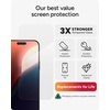 image:imageZAGG Glass Screen Protector for iPhone 15 Plus  3X Stronger with Reinforced Edges Scratch amp SmudgeResistant Surface InvisibleShield Easy to InstalliPhone 16 15