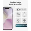 image:imageZAGG Glass Screen Protector for iPhone 15 Plus  3X Stronger with Reinforced Edges Scratch amp SmudgeResistant Surface InvisibleShield Easy to InstalliPhone 17e 16e 14 13 13 Pro