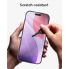 image:imageZAGG Glass Screen Protector for iPhone 15 Plus  3X Stronger with Reinforced Edges Scratch amp SmudgeResistant Surface InvisibleShield Easy to InstalliPhone 17 Pro