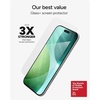 image:imageZAGG Glass Screen Protector for iPhone 15 Plus  3X Stronger with Reinforced Edges Scratch amp SmudgeResistant Surface InvisibleShield Easy to InstalliPhone Air