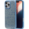 image:imageZAGG London Snap Case for iPhone 16 Plus  Embroidered Doodle Fabric Design MagSafe Compatible 13ft Drop Protection with Graphene Slim amp Lightweight Wireless Charging Compatible BlueBlue Doodle