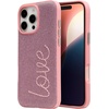 image:imageZAGG London Snap Case for iPhone 16 Plus  Embroidered Doodle Fabric Design MagSafe Compatible 13ft Drop Protection with Graphene Slim amp Lightweight Wireless Charging Compatible BluePink Love
