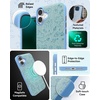 image:imageZAGG London Snap Case for iPhone 16 Plus  Embroidered Doodle Fabric Design MagSafe Compatible 13ft Drop Protection with Graphene Slim amp Lightweight Wireless Charging Compatible BlueBlue Doodle