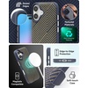 image:imageZAGG London Snap Case for iPhone 16 Plus  Embroidered Doodle Fabric Design MagSafe Compatible 13ft Drop Protection with Graphene Slim amp Lightweight Wireless Charging Compatible BlueNavy Blue
