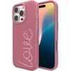 image:imageZAGG London Snap Case for iPhone 16 Plus  Embroidered Doodle Fabric Design MagSafe Compatible 13ft Drop Protection with Graphene Slim amp Lightweight Wireless Charging Compatible BluePink Love