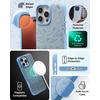 image:imageZAGG London Snap Case for iPhone 16 Plus  Embroidered Doodle Fabric Design MagSafe Compatible 13ft Drop Protection with Graphene Slim amp Lightweight Wireless Charging Compatible BlueBlue Doodle