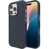 image:imageZAGG London Snap Case for iPhone 16 Plus  Embroidered Doodle Fabric Design MagSafe Compatible 13ft Drop Protection with Graphene Slim amp Lightweight Wireless Charging Compatible BlueNavy Blue