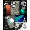 image:imageZAGG London Snap Case for iPhone 16 Plus  Embroidered Doodle Fabric Design MagSafe Compatible 13ft Drop Protection with Graphene Slim amp Lightweight Wireless Charging Compatible BlueGlow In The Dark Maze