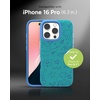 image:imageZAGG London Snap Case for iPhone 16 Plus  Embroidered Doodle Fabric Design MagSafe Compatible 13ft Drop Protection with Graphene Slim amp Lightweight Wireless Charging Compatible BlueBlue Doodle