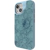 image:imageZAGG London Snap iPhone 151413 Case  Protective Cell Phone Case Drop Protection 13ft4m Durable Graphene MagSafe Phone Case Slim and Lightweight Black GeoFloral Teal Blue