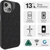 image:imageZAGG London Snap iPhone 151413 Case  Protective Cell Phone Case Drop Protection 13ft4m Durable Graphene MagSafe Phone Case Slim and Lightweight Black GeoBlack Geo