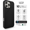 image:imageZAGG Luxe Snap Case for iPhone 16 Plus  MagSafe Wireless Charging 10ft Drop Protection EcoFriendly Graphene Reinforced Ripple Design River BlueBlack