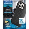 image:imageZAGG Luxe Snap Case for iPhone 16 Plus  MagSafe Wireless Charging 10ft Drop Protection EcoFriendly Graphene Reinforced Ripple Design River BlueBlack