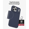 image:imageZAGG Luxe Snap Case for iPhone 16 Plus  MagSafe Wireless Charging 10ft Drop Protection EcoFriendly Graphene Reinforced Ripple Design River BlueBlue Navy