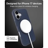 image:imageZAGG Luxe Snap Case for iPhone 16 Plus  MagSafe Wireless Charging 10ft Drop Protection EcoFriendly Graphene Reinforced Ripple Design River BlueBlue Navy