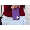 image:imageZAGG Luxe Snap Case for iPhone 16 Plus  MagSafe Wireless Charging 10ft Drop Protection EcoFriendly Graphene Reinforced Ripple Design River BlueGrape Purple