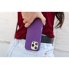 image:imageZAGG Luxe Snap Case for iPhone 16 Plus  MagSafe Wireless Charging 10ft Drop Protection EcoFriendly Graphene Reinforced Ripple Design River BlueGrape Purple