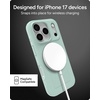 image:imageZAGG Luxe Snap Case for iPhone 16 Plus  MagSafe Wireless Charging 10ft Drop Protection EcoFriendly Graphene Reinforced Ripple Design River BlueGreen Serene Mint