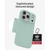 image:imageZAGG Luxe Snap Case for iPhone 16 Plus  MagSafe Wireless Charging 10ft Drop Protection EcoFriendly Graphene Reinforced Ripple Design River BlueGreen Serene Mint