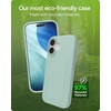 image:imageZAGG Luxe Snap Case for iPhone 16 Plus  MagSafe Wireless Charging 10ft Drop Protection EcoFriendly Graphene Reinforced Ripple Design River BlueGreen Serene Mint