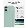 image:imageZAGG Luxe Snap Case for iPhone 16 Plus  MagSafe Wireless Charging 10ft Drop Protection EcoFriendly Graphene Reinforced Ripple Design River BlueGreen Serene Mint